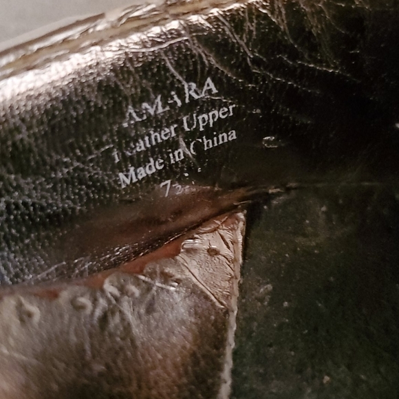 J. Renée Pewter & Silver Scroll Print Mule - Picture 5 of 8